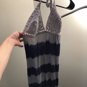 Crochet tie die dress